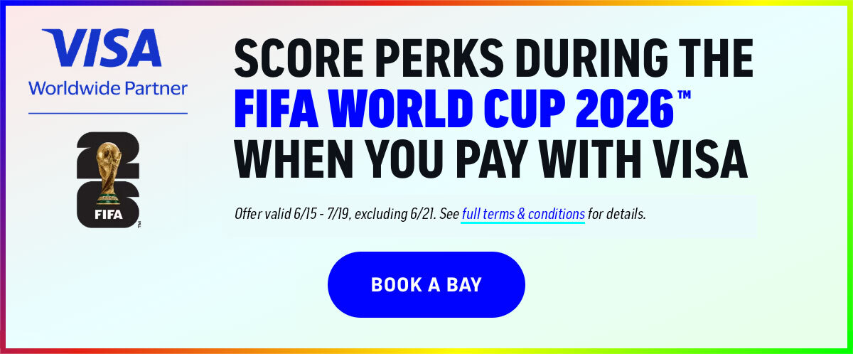  Visa Worldwide Partner | SCORE PERKS DURING THE FIFA WORLD CUP 2026™ WHEN YOU PAY WITH VISA | BOOK A BAY