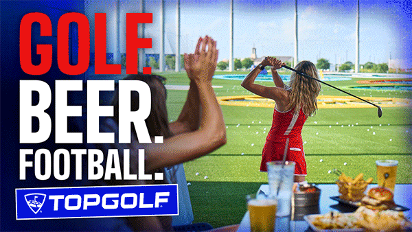 Golf. Beer. Football. Topgolf