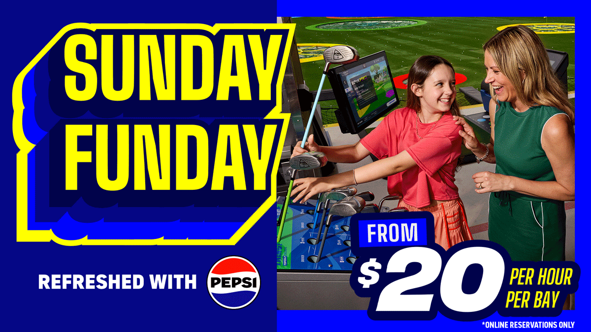 Sunday Funday Refreshed with Pepsi | From $20 per hour per bay